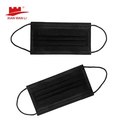Máscaras Pretas Descartáveis